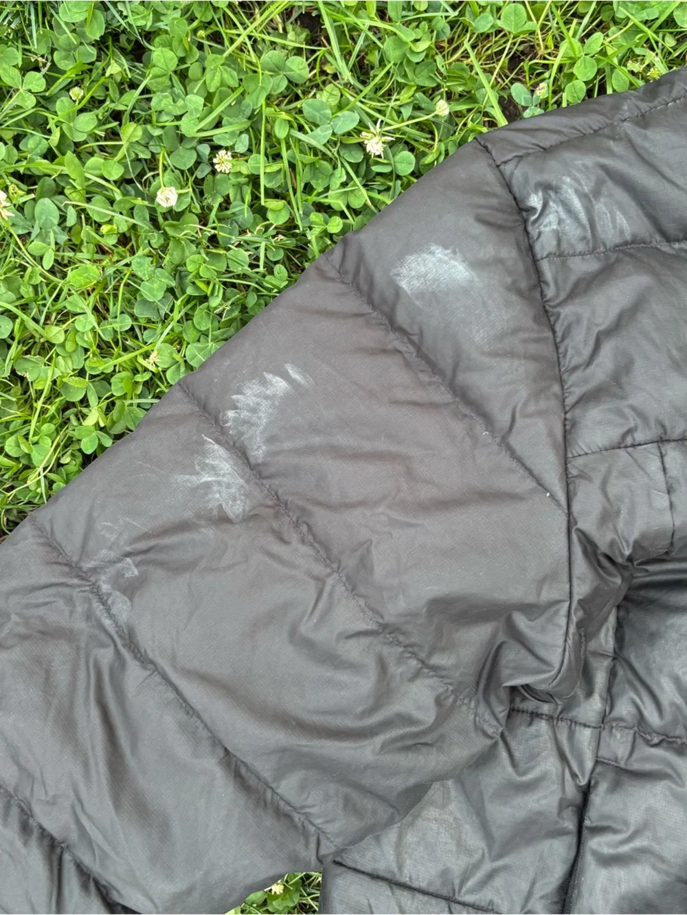 The North Face Men’s Dark Gray Quilted Puffer Jacket